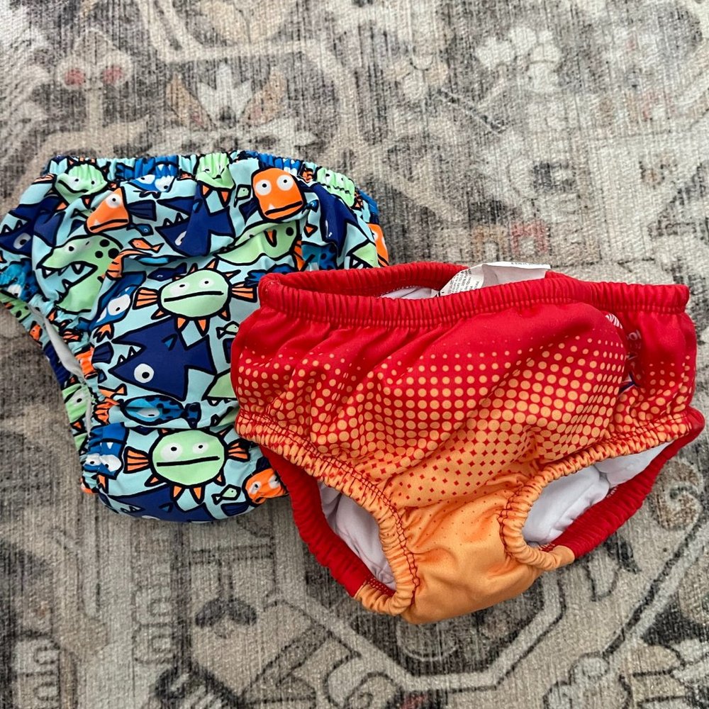 Bundle of 2 Reusable/Washable Swim Diapers